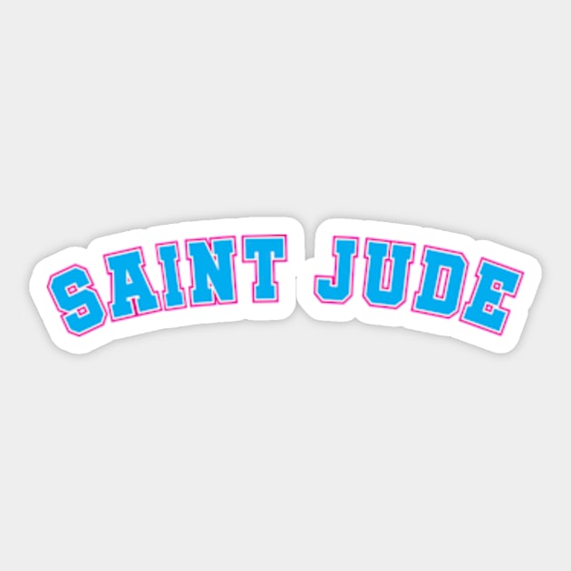 SAINT JUDE THADDEUS Sticker by Obedience │Exalted Apparel